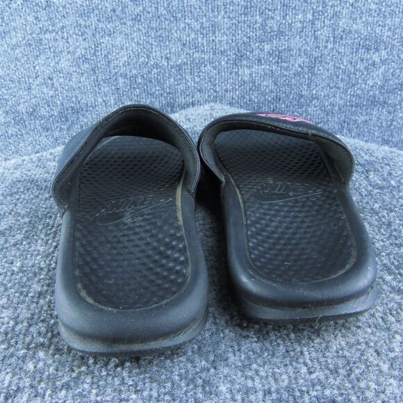 Nike Women Slide Sandal Shoes Size 7 Medium Black Synthetic‎ - Picture 5 of 10